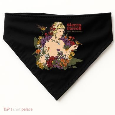 Sierra Ferrell Long Time Coming Illustration USA-Made Doggie Bandana