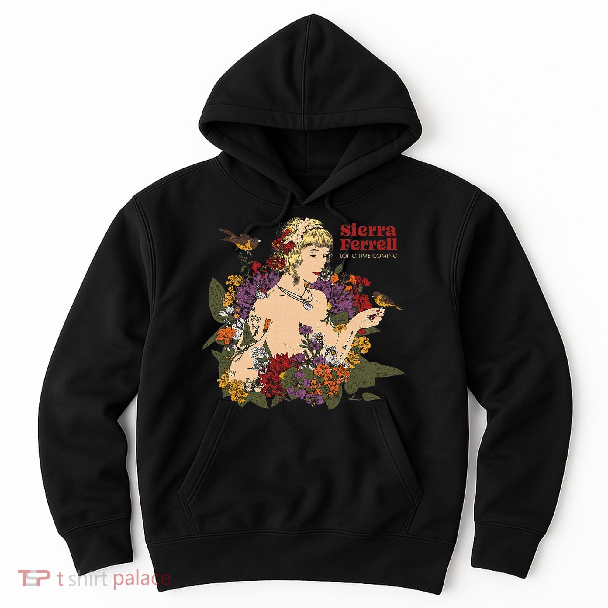 Sierra Ferrell Long Time Coming Illustration Hoodie