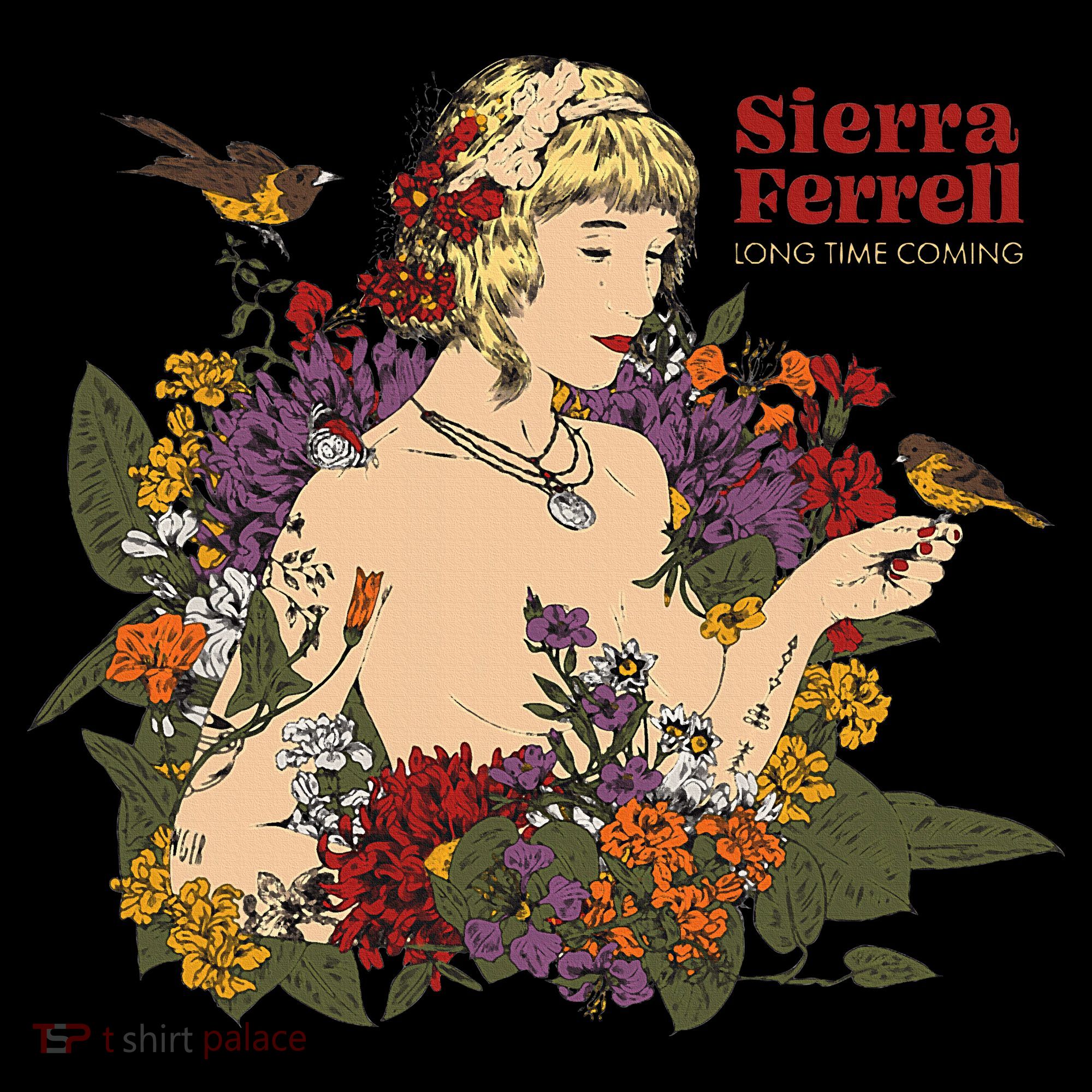 Sierra Ferrell Long Time Coming Illustration Hoodie