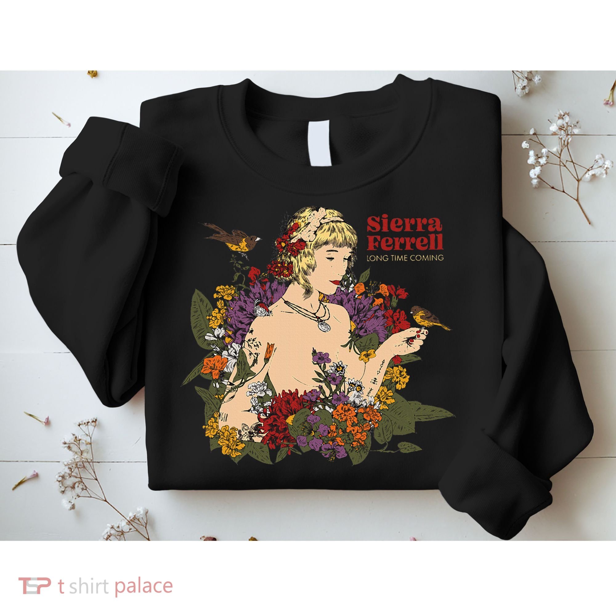 Sierra Ferrell Long Time Coming Illustration Sweatshirt