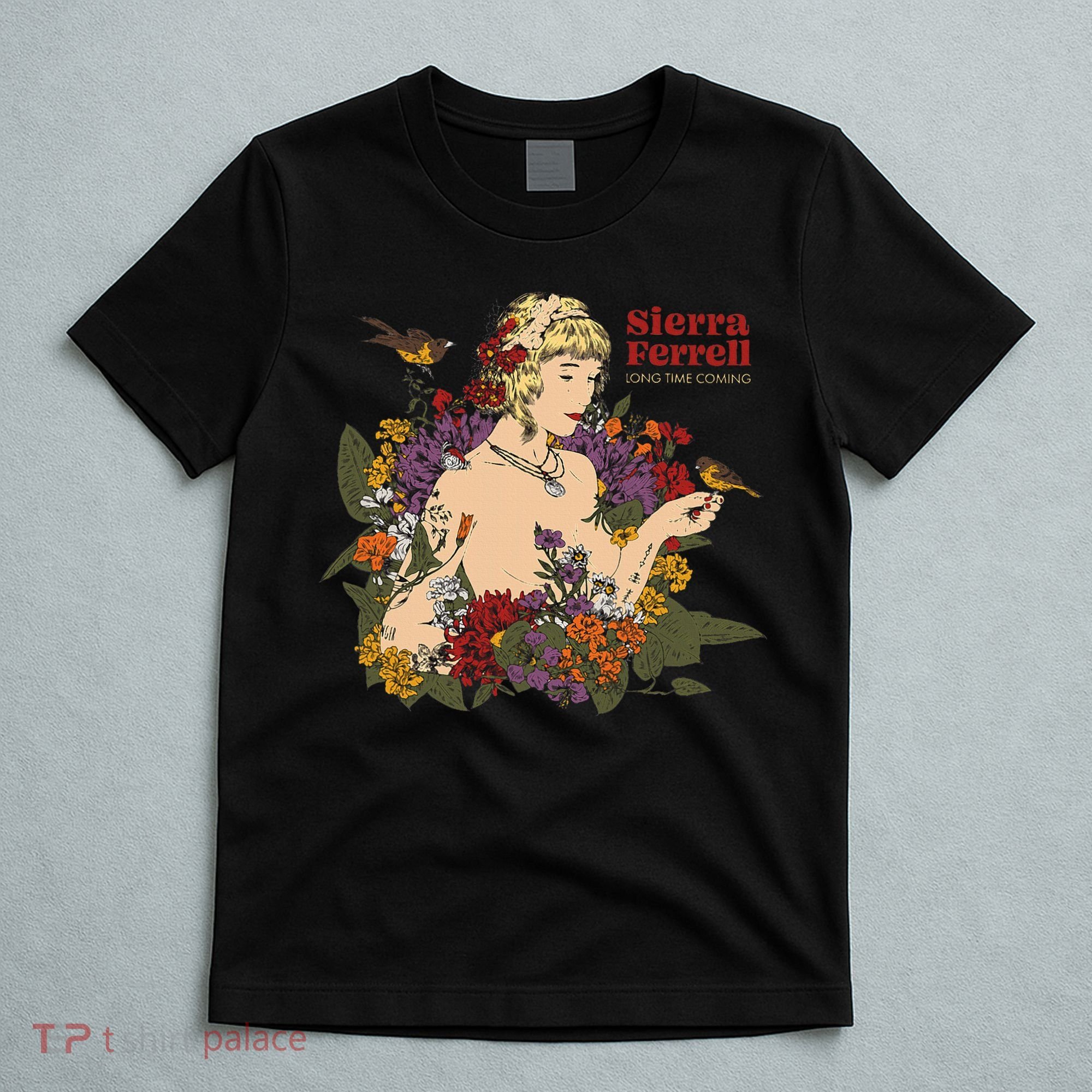 Sierra Ferrell Long Time Coming Illustration T-Shirt