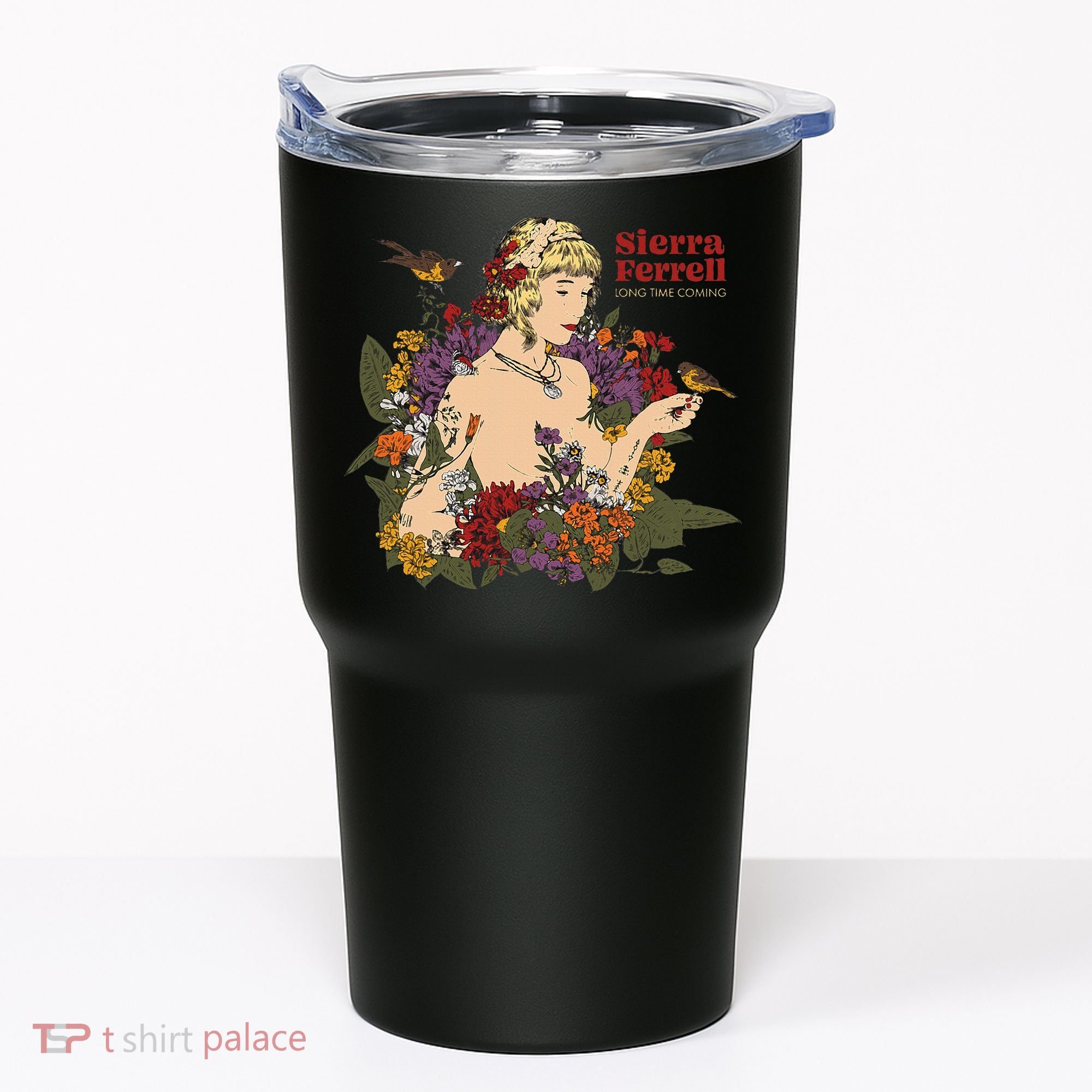 Sierra Ferrell Long Time Coming Illustration Tumbler