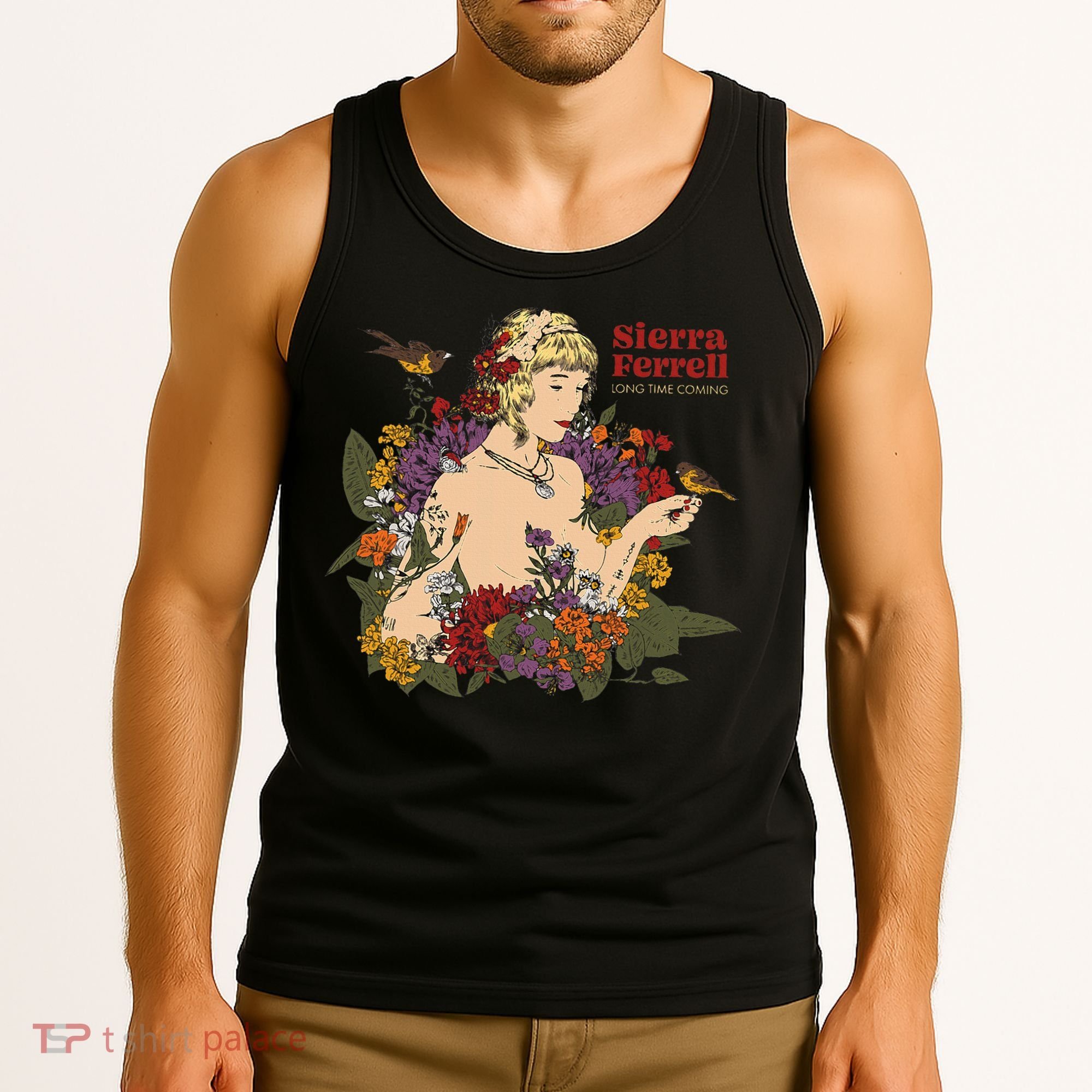 Sierra Ferrell Long Time Coming Illustration Tank Top