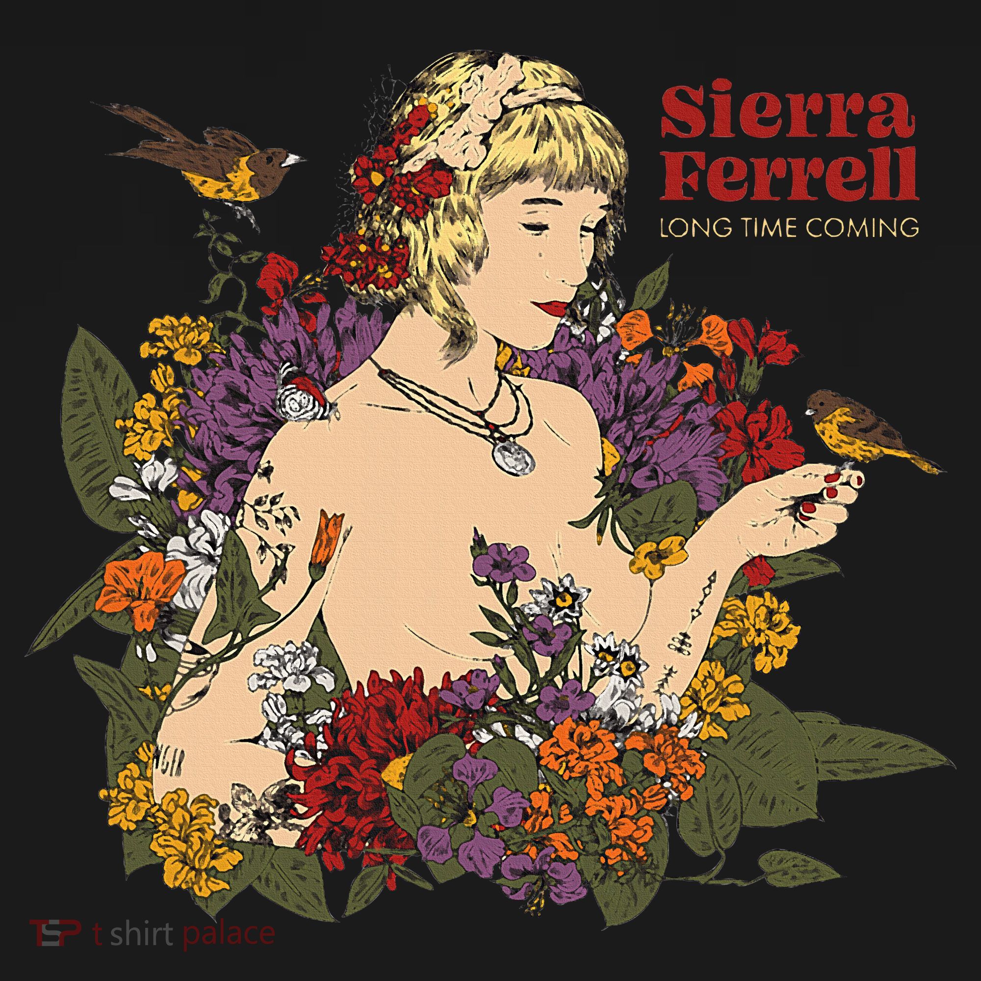 Sierra Ferrell Long Time Coming Illustration Tank Top
