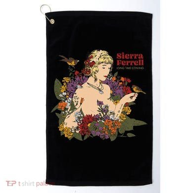 Sierra Ferrell Long Time Coming Illustration Golf Towel