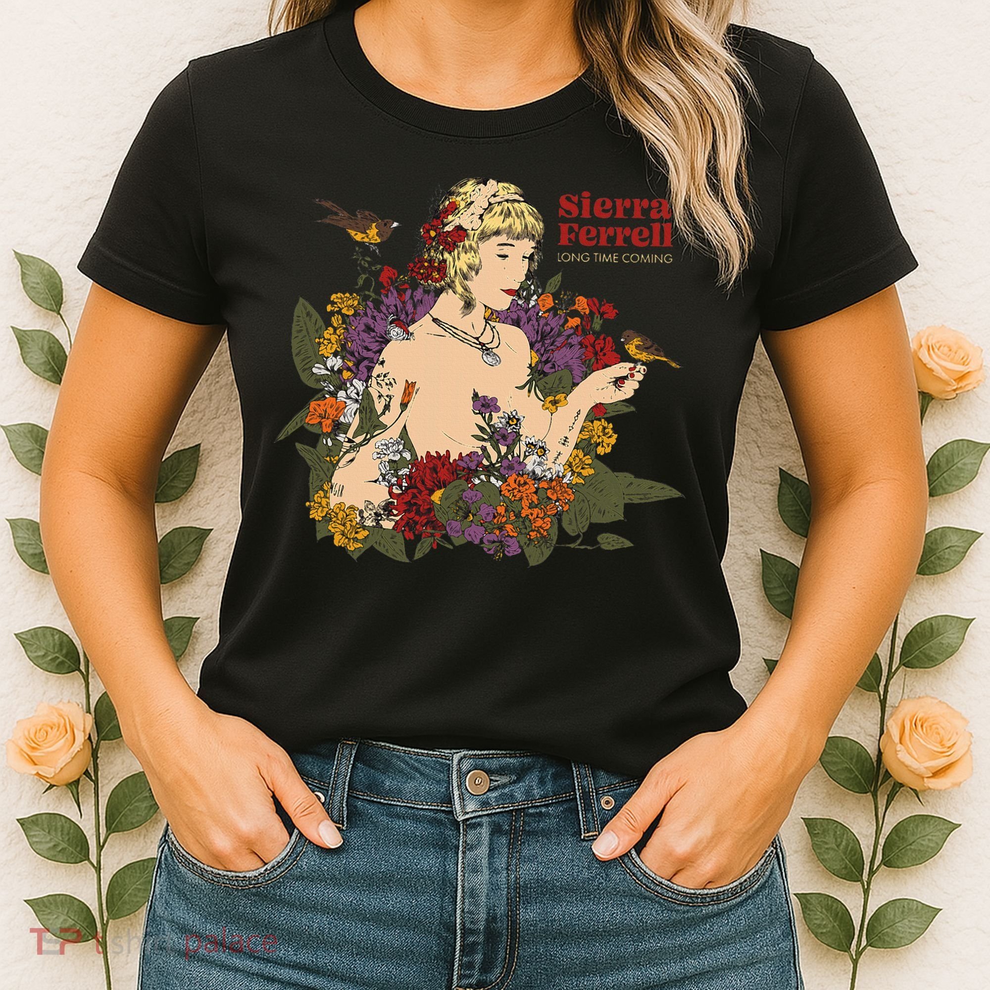 Sierra Ferrell Long Time Coming Illustration Women's T-Shirt