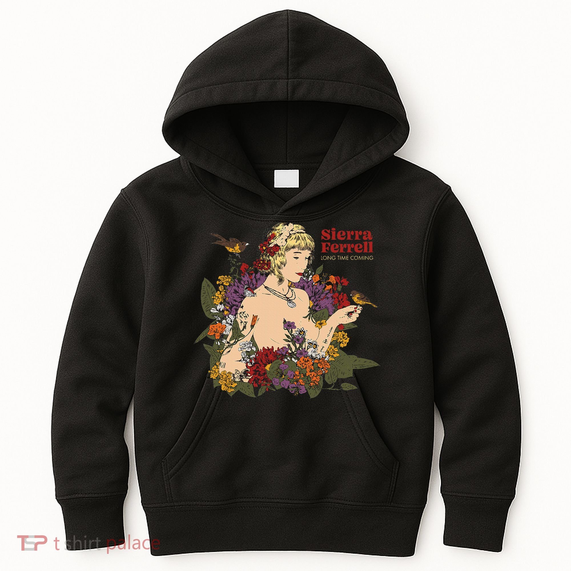 Sierra Ferrell Long Time Coming Illustration Kids Hoodie