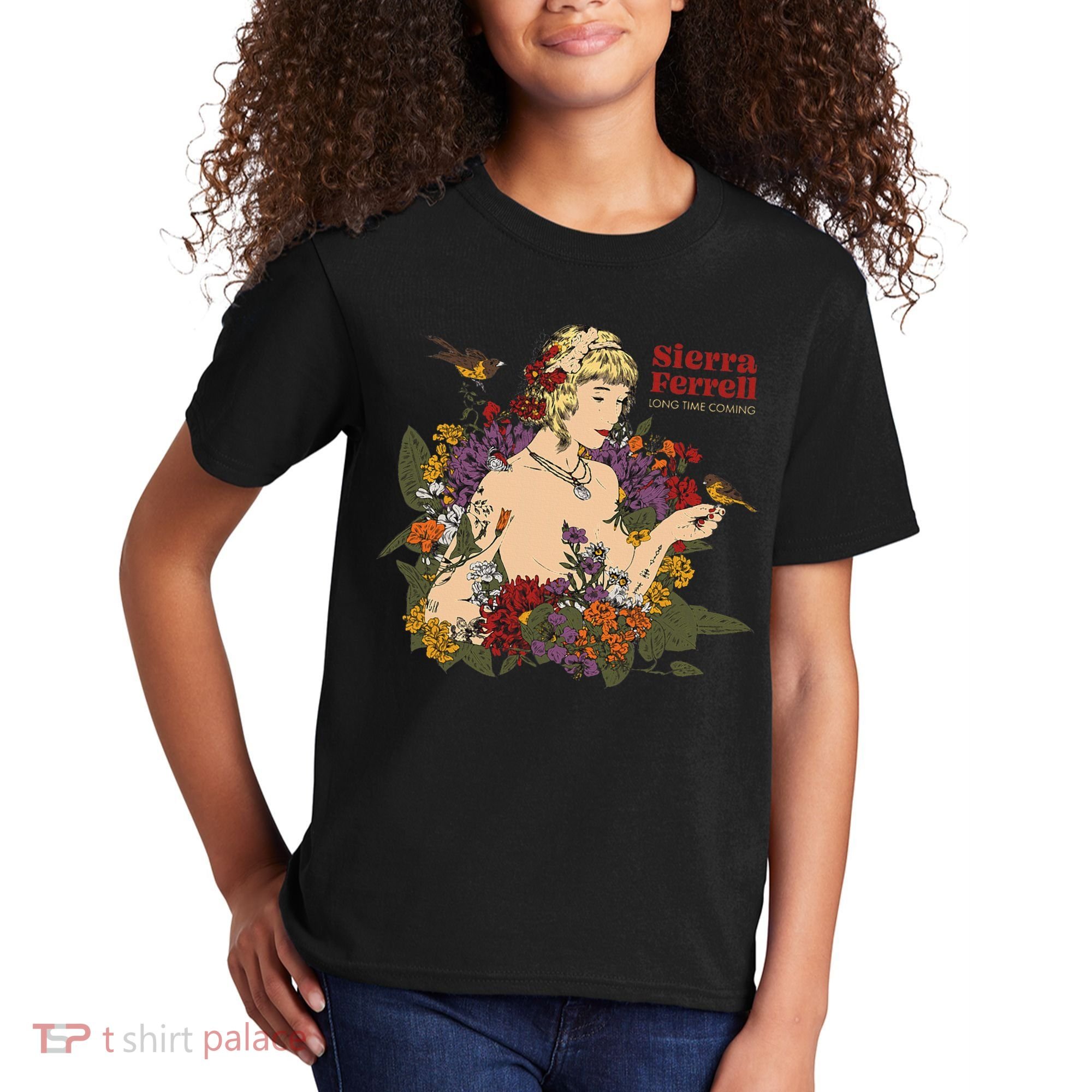 Sierra Ferrell Long Time Coming Illustration Kids T-Shirt