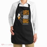Soccer  For  Life's About Goals  Soccer Apron thumb 2