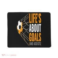 Soccer  For  Life's About Goals  Soccer Mousepad thumb 0
