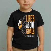 Soccer  For  Life's About Goals  Soccer Toddler T-Shirt thumb 2