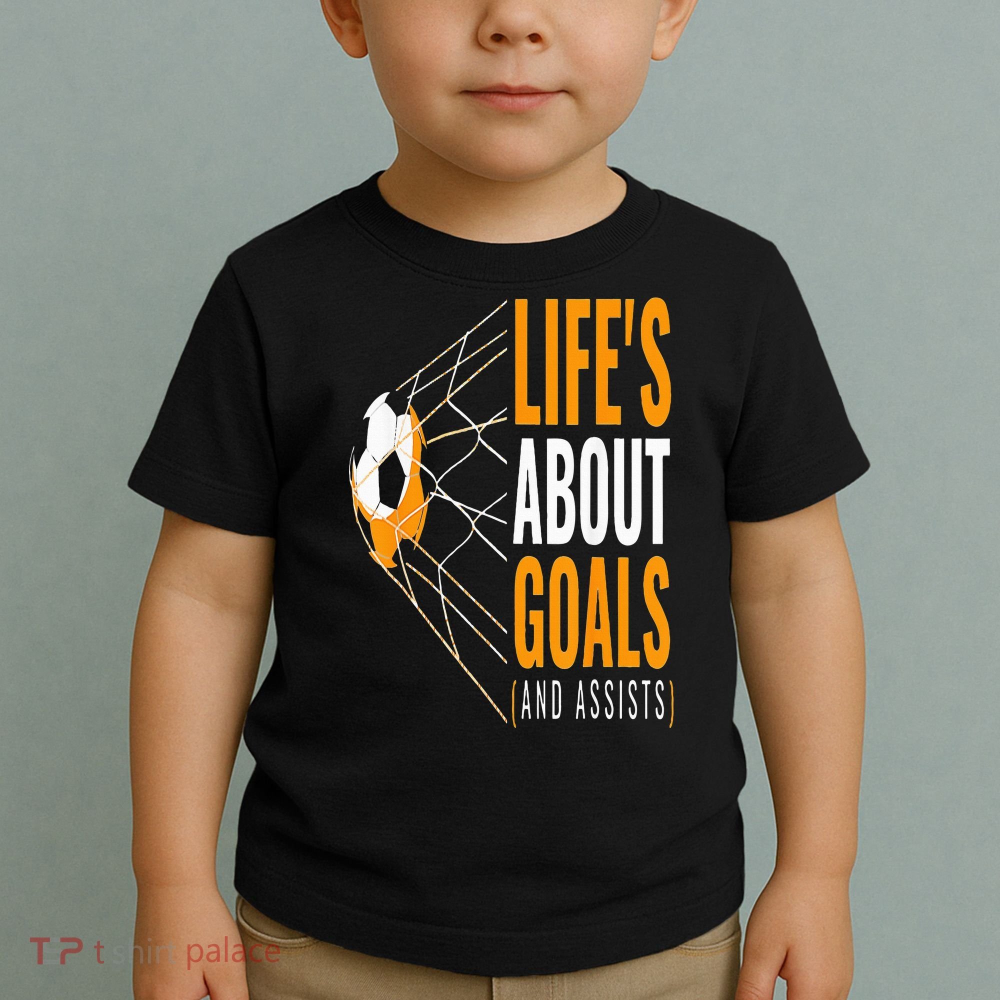 Soccer  For  Life's About Goals  Soccer Toddler T-Shirt