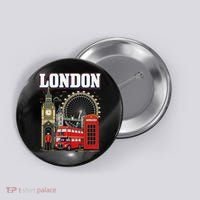 Souvenir From London Travel Vacation Gift Button thumb 0