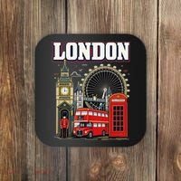 Souvenir From London Travel Vacation Gift Coaster thumb 0