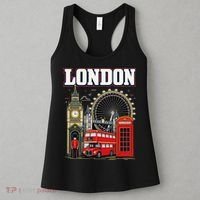 Souvenir From London Travel Vacation Gift Women's Tank Top thumb 3