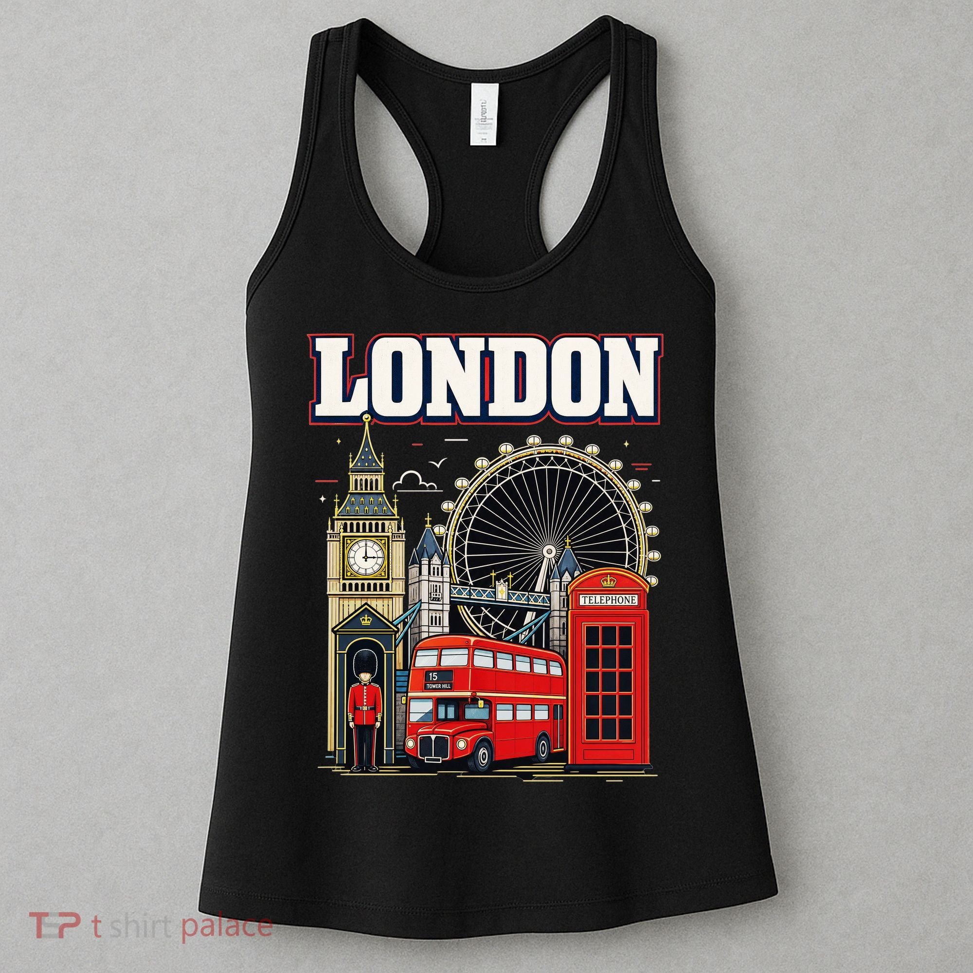 Souvenir From London Travel Vacation Gift Women's Tank Top