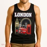 Souvenir From London Travel Vacation Gift Tank Top thumb 3