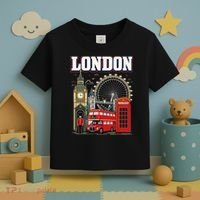 Souvenir From London Travel Vacation Gift Toddler T-Shirt thumb 3
