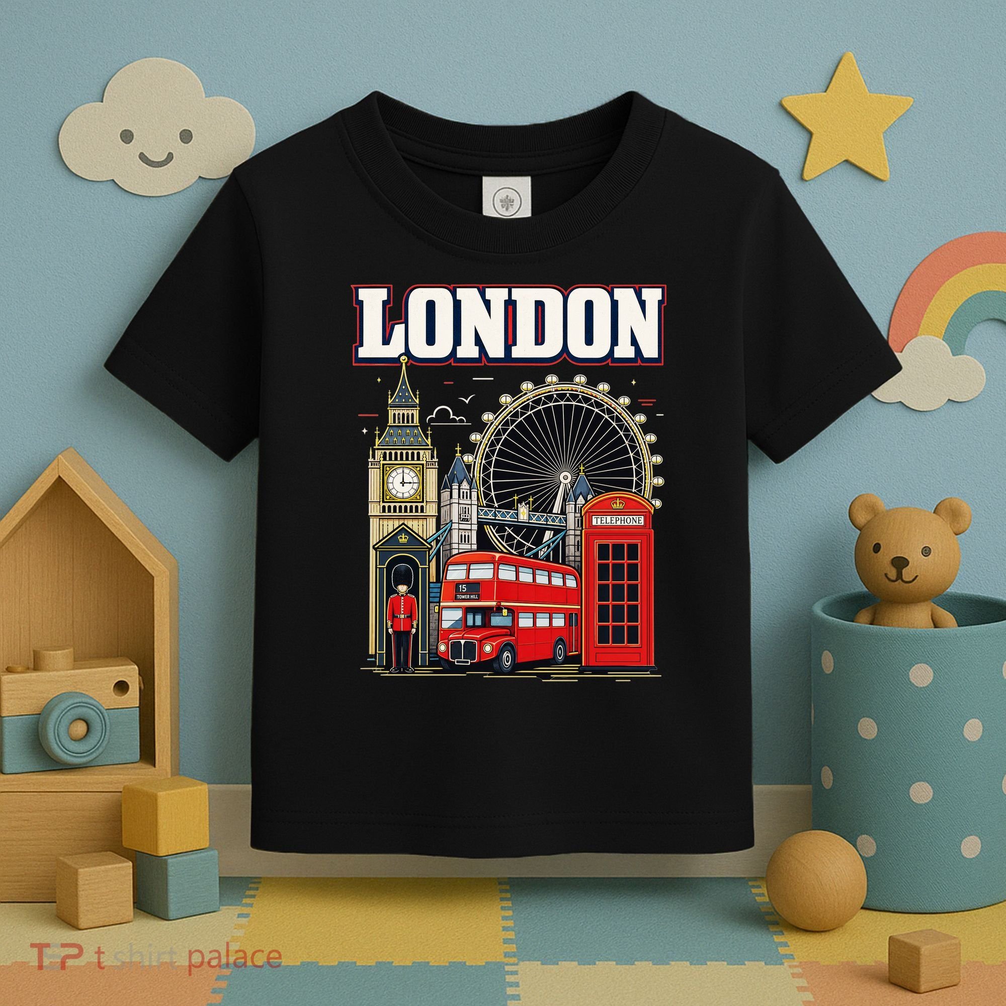 Souvenir From London Travel Vacation Gift Toddler T-Shirt