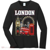 Souvenir From London Travel Vacation Gift Women's Long Sleeve Shirt thumb 0