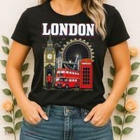 Souvenir From London Travel Vacation Gift Women's T-Shirt thumb 2
