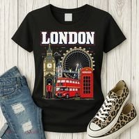Souvenir From London Travel Vacation Gift Women's T-Shirt thumb 3