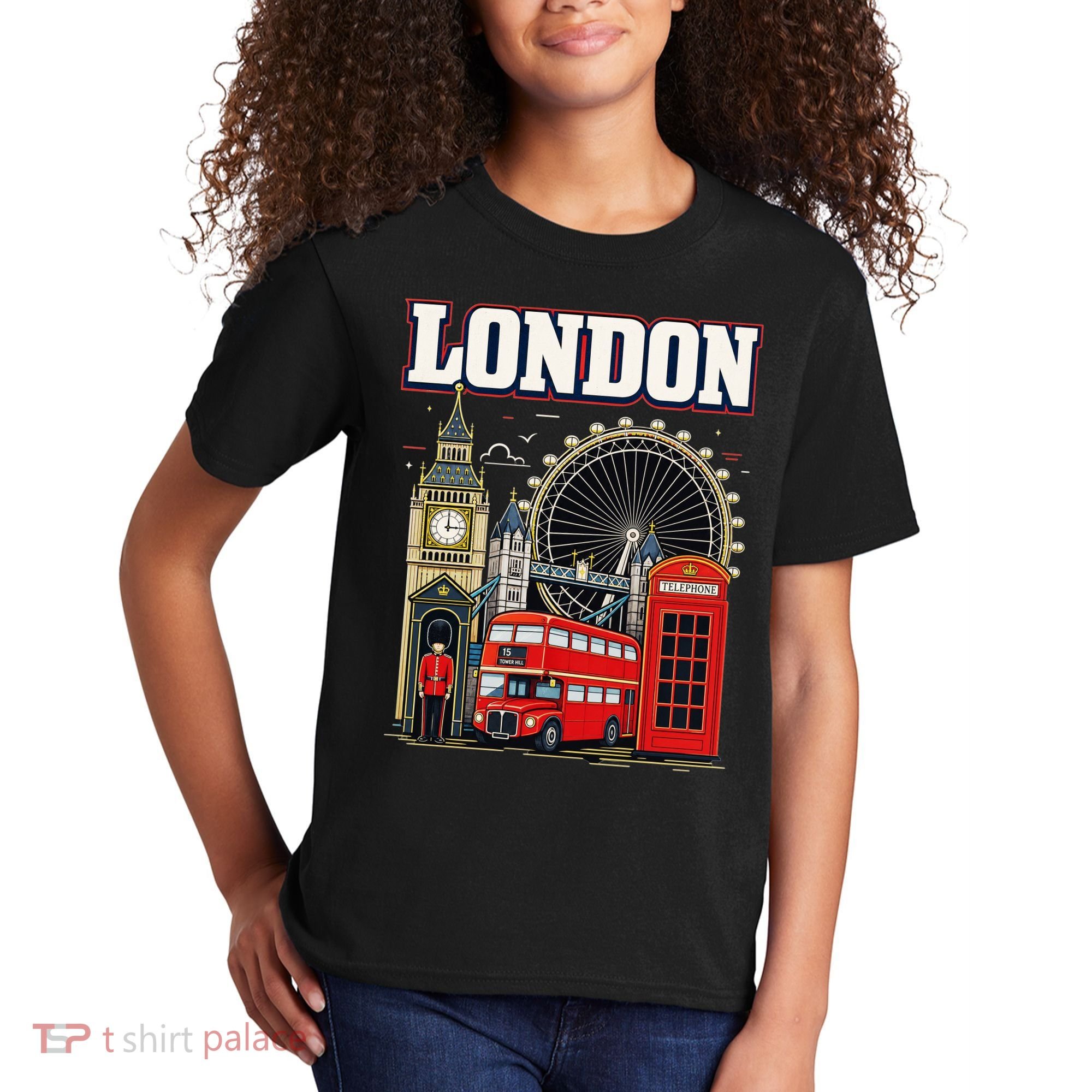 Souvenir From London Travel Vacation Gift Kids T-Shirt