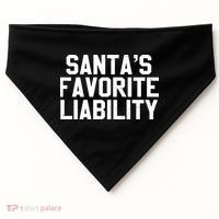 Santas Favorite Liability USA-Made Doggie Bandana thumb 0