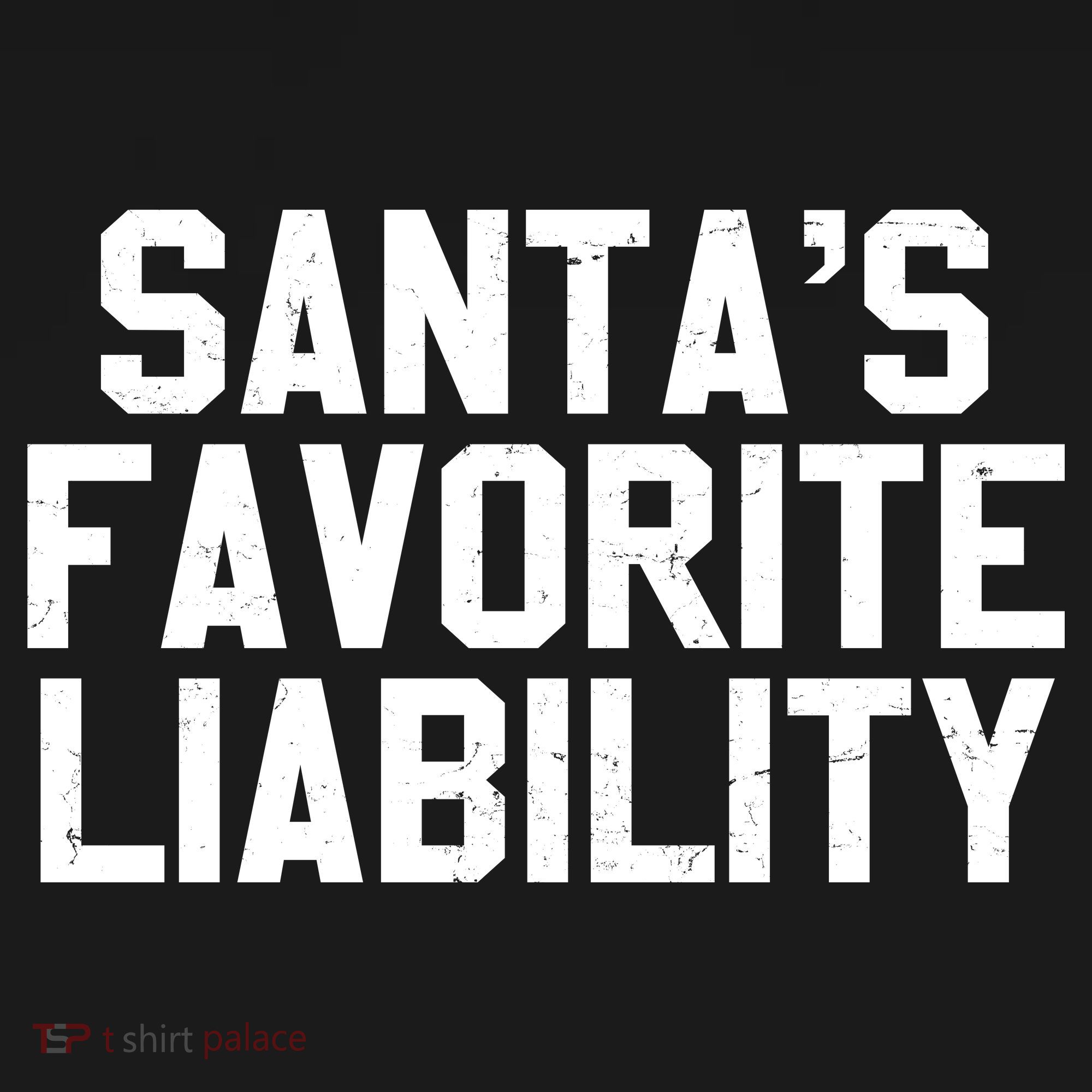 Santas Favorite Liability Tank Top