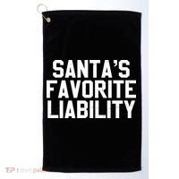 Santas Favorite Liability Golf Towel thumb 0