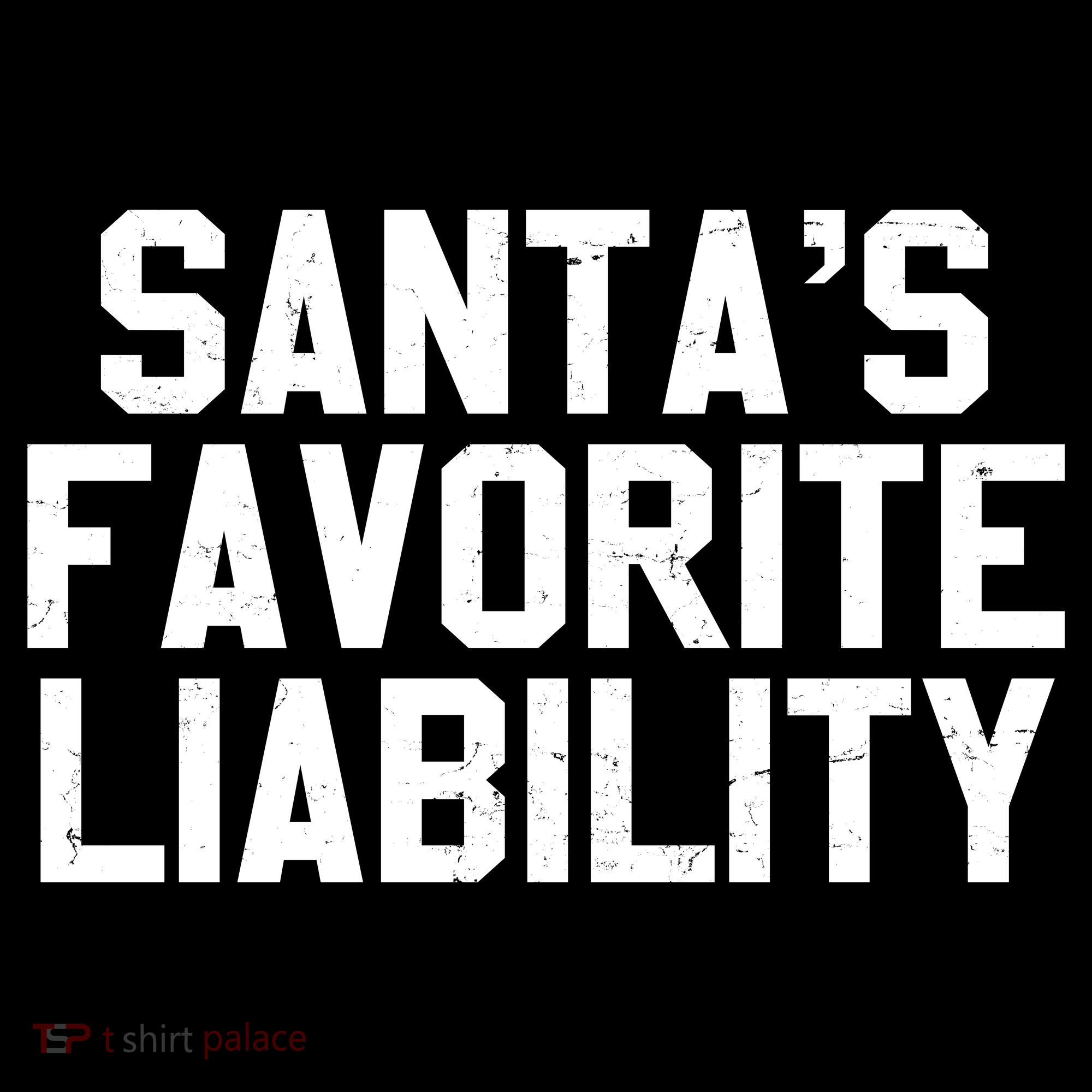 Santas Favorite Liability Visor