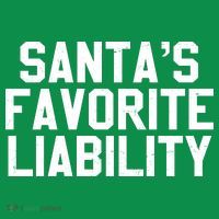 Santas Favorite Liability Baby Bodysuit thumb 2