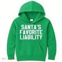 Santas Favorite Liability Kids Hoodie thumb 0