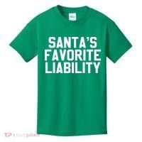 Santas Favorite Liability Kids T-Shirt thumb 0