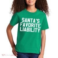 Santas Favorite Liability Kids T-Shirt thumb 2