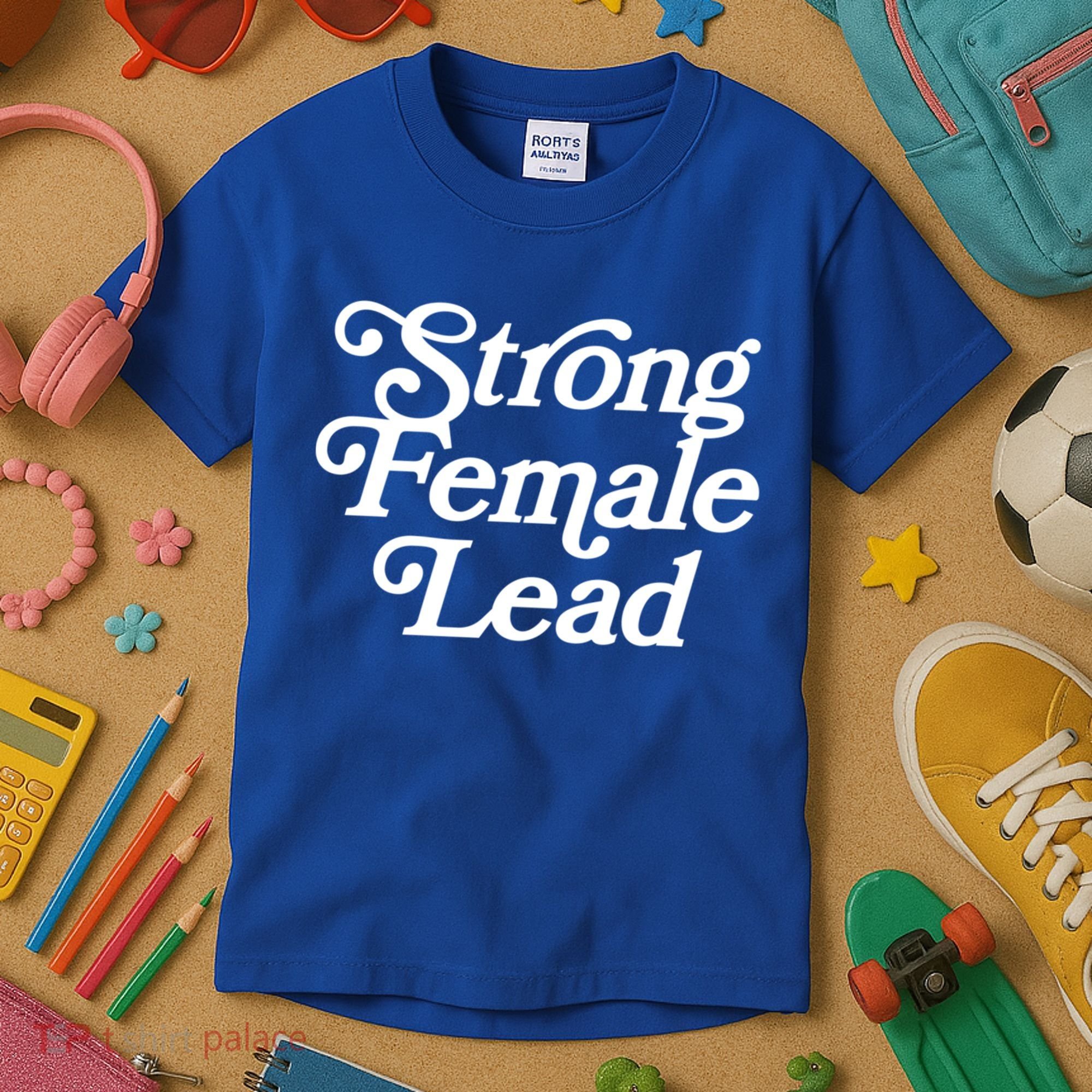 Strong Female Lead Gift Feminist Great Gift Kids T-Shirt