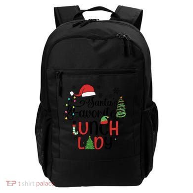 SantaS Favorite Lunch Lady Christmas Backpack