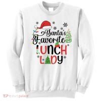 SantaS Favorite Lunch Lady Christmas Sweatshirt thumb 0