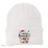 SantaS Favorite Lunch Lady Christmas Beanie thumb 0