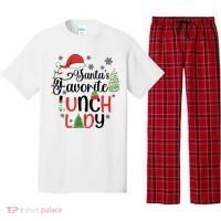 SantaS Favorite Lunch Lady Christmas Pajama Set thumb 0