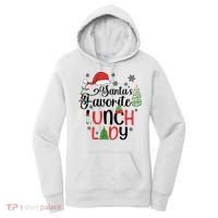SantaS Favorite Lunch Lady Christmas Women's Hoodie thumb 0