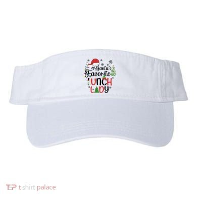 SantaS Favorite Lunch Lady Christmas Visor