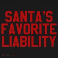 Santas Favorite Liability Funny Political Christmas Coaster thumb 2