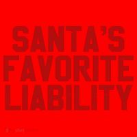 Santas Favorite Liability Funny Political Christmas Santa Hat thumb 1