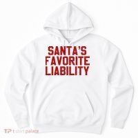 Santas Favorite Liability Funny Political Christmas Hoodie thumb 0