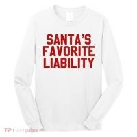 Santas Favorite Liability Funny Political Christmas Long Sleeve Shirt thumb 0