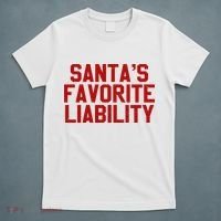 Santas Favorite Liability Funny Political Christmas T-Shirt thumb 5
