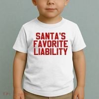 Santas Favorite Liability Funny Political Christmas Toddler T-Shirt thumb 2