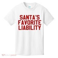 Santas Favorite Liability Funny Political Christmas Kids T-Shirt thumb 0