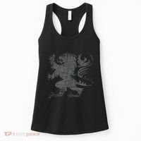 Scottish Flag Lion Rampant Heraldry Flag Of Scotland Rugby Women's Tank Top thumb 0
